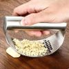 1pc/Pack;  Stainless Steel Garlic Press Tool;  Manual Minced Garlic Chopped Garlic Tool