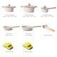 10 Pieces Pots and Pans Granite Stone Cookware Set Non Stick Pot Set; Nonstick Cooking Pots White