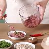 Creative vegetable cutter; hand pulled; multi-functional meat grinder; vegetable chopper; kitchen dumpling stuffing; garlic maker; garlic masher