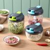 Creative vegetable cutter; hand pulled; multi-functional meat grinder; vegetable chopper; kitchen dumpling stuffing; garlic maker; garlic masher